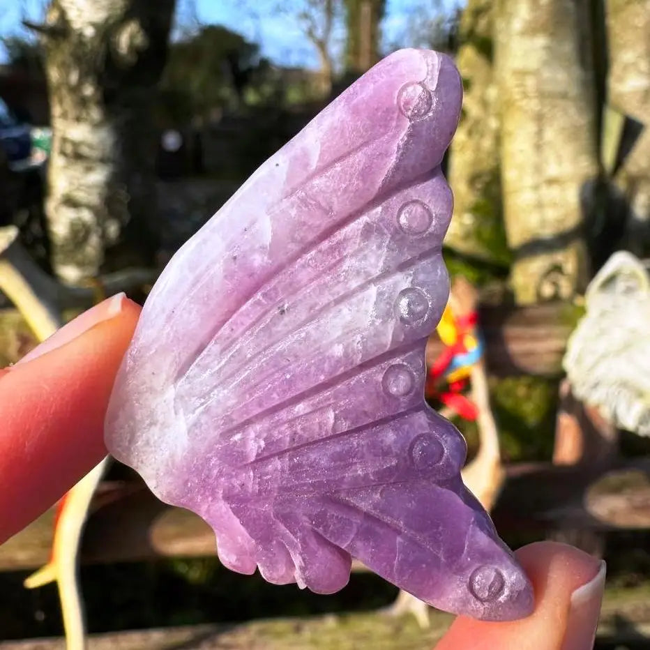 Angel Wing Fairy Wing 5-8cm Gemstone Wing Crystal Wings — Ruby in Zoiste