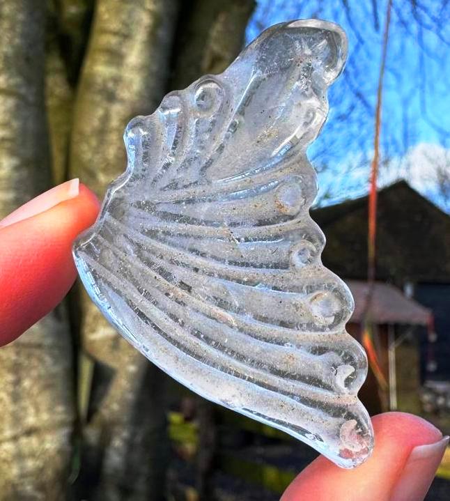 Angel Wing Fairy Wing 5-8cm Gemstone Wing Crystal Wings — Quartz
