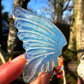 Angel Wing Fairy Wing 5-8cm Gemstone Wing Crystal Wings — Blue Lapis