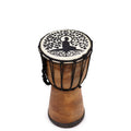 Buddha Wide Top Djembe Drum - 25cm High