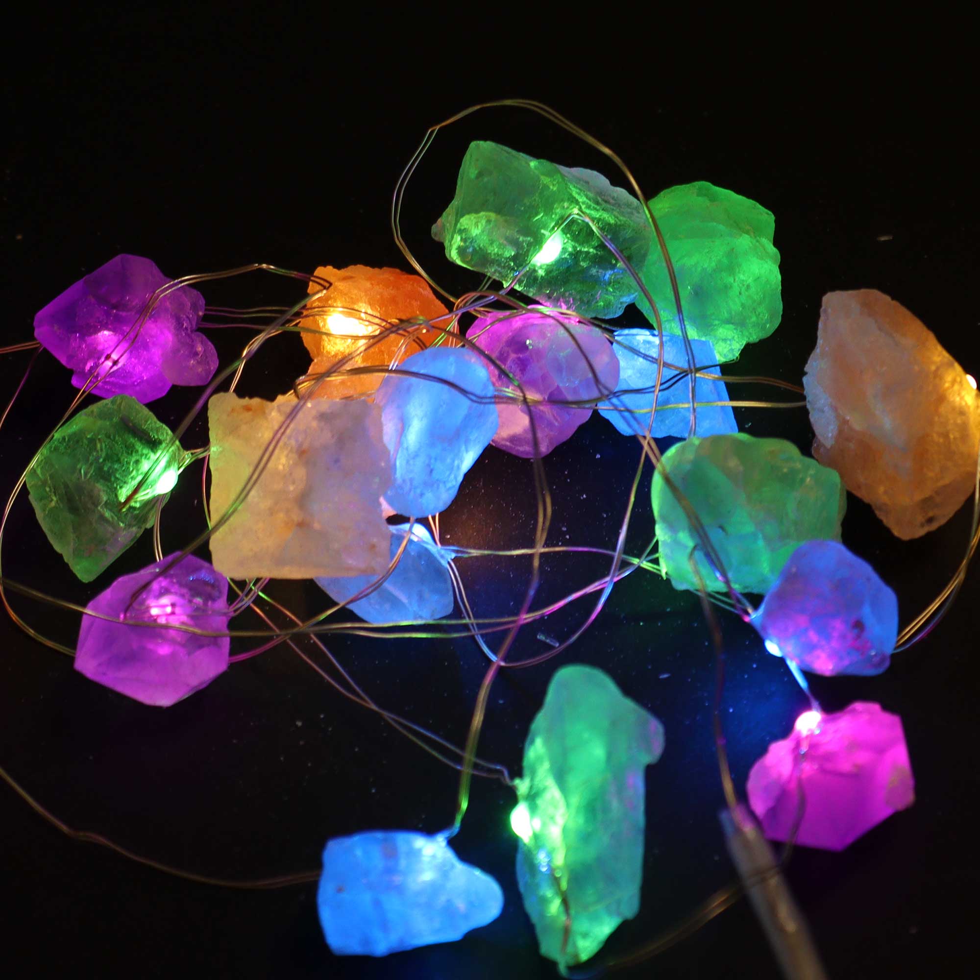 Celestite Gemstone Enchantment Lights