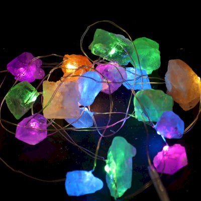 Mixed Rock Crystals Gemstone Enchantment Lights