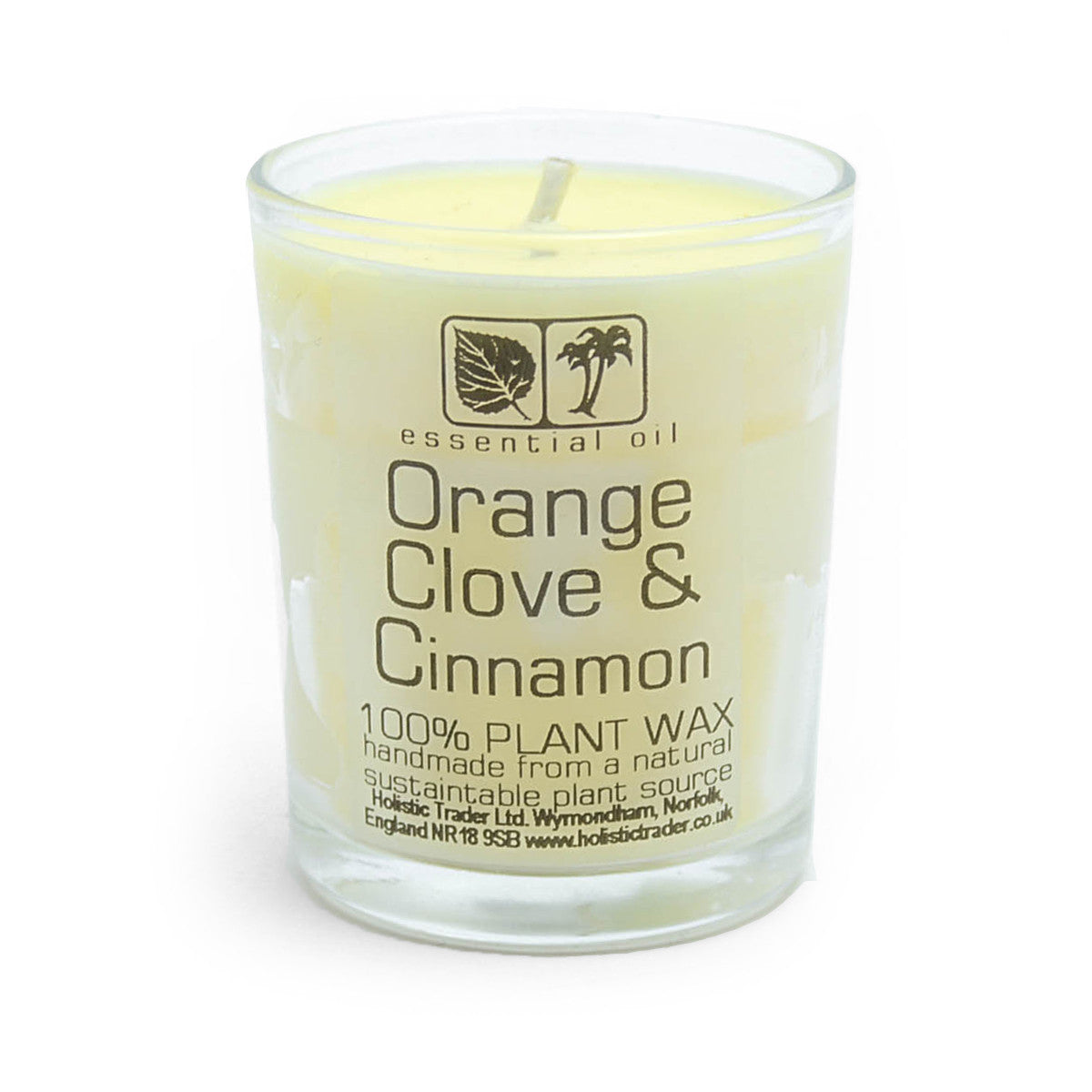 Votive Orange Clove and Cinnamon Candle (25-30 hours)