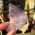 Angel Wing Fairy Wing 5-8cm Gemstone Wing Crystal Wings — Amethyst