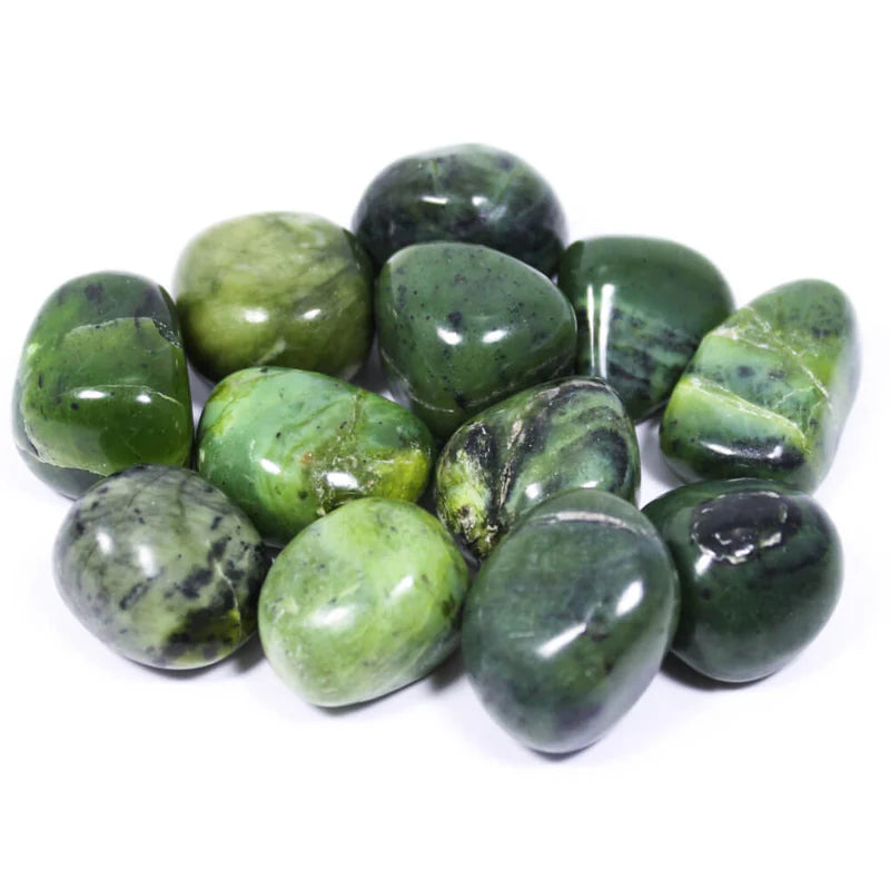 Nephrite Jade polished crystals